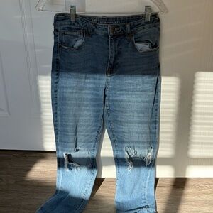 No Boundaries Women's Light Blue Ripped Skinny Jeans